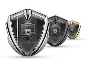 Porsche Badge Auto Custom Disegno Sportivo Top